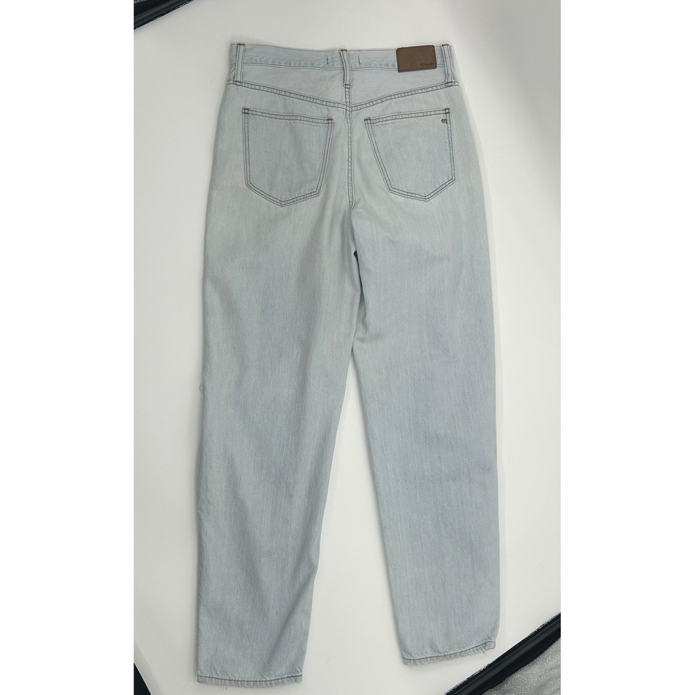 Madewell The Slouchy Boyjean Distressed Light Wash Denim Jeans Size 25 Capsule - Picture 5 of 10